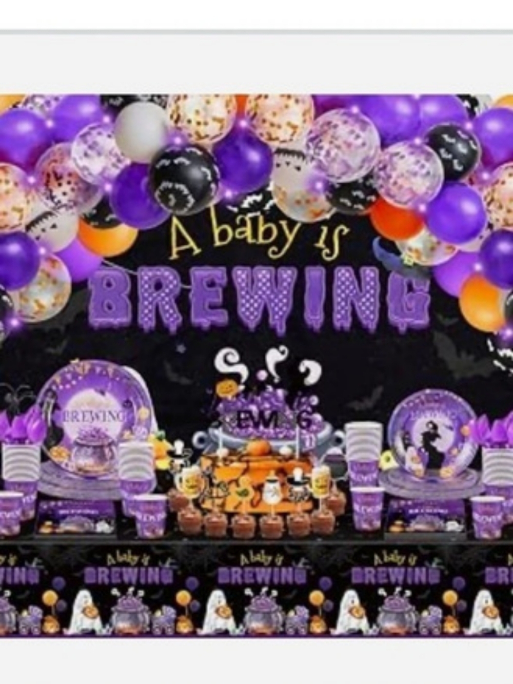 Baby Brewing  Shower Game & Decorations Set